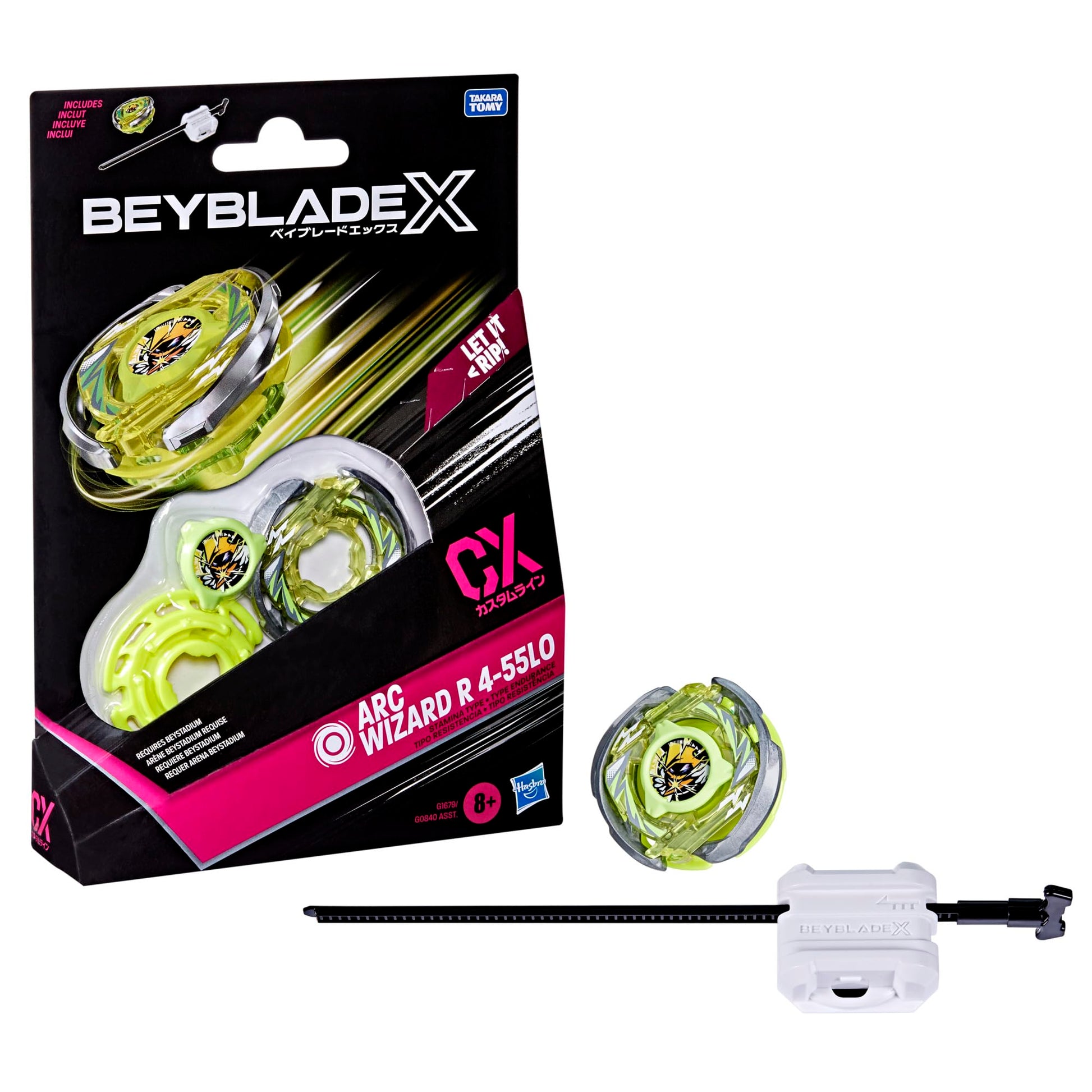 HASBRO Beyblade X Arc Wizard R 4-55LO CX Starter Pack Set - Trinity Hobby