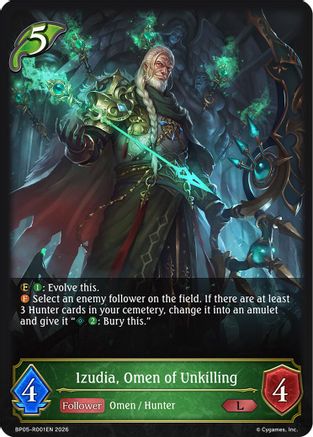 Izudia, Omen of Unkilling (BP05-R001EN) - BP19 Eightfold Retribution