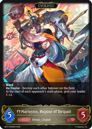 Marwynn, Repose of Despair (Evolved) (BP15-R095EN) - BP19 Eightfold Retribution