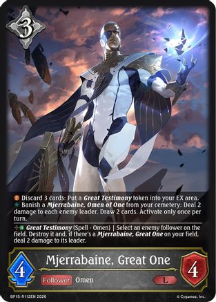Mjerrabaine, Great One (BP15-R112EN) - BP19 Eightfold Retribution