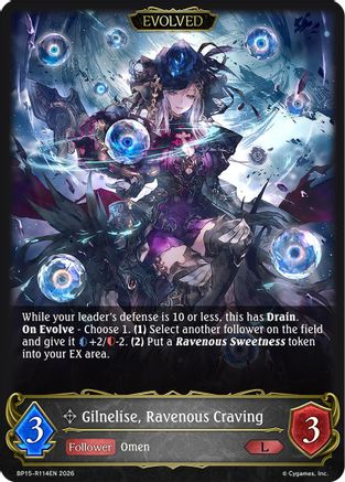 Gilnelise, Ravenous Craving (Evolved) (BP15-R114EN) - BP19 Eightfold Retribution