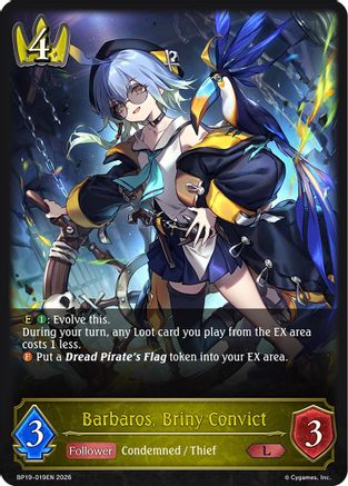 Barbaros, Briny Convict (BP19-019EN) - BP19 Eightfold Retribution