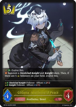 Gildaria, Anathema of Peace (BP19-022EN) - BP19 Eightfold Retribution