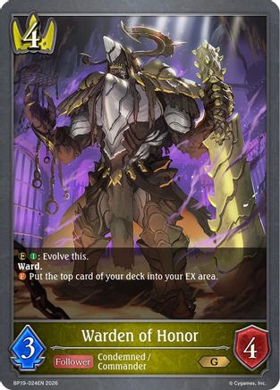 Warden of Honor (BP19-024EN) - BP19 Eightfold Retribution