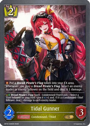 Tidal Gunner (BP19-026EN) - BP19 Eightfold Retribution