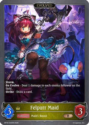 Felpurr Maid (Evolved) (BP19-033EN) - BP19 Eightfold Retribution