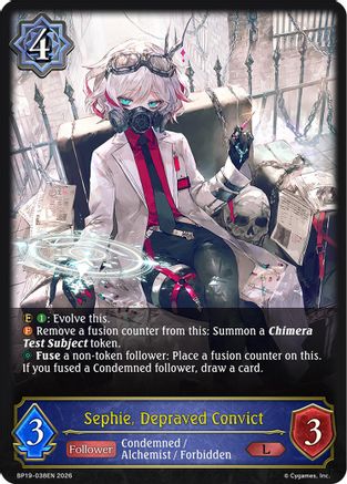 Sephie, Depraved Convict (BP19-038EN) - BP19 Eightfold Retribution
