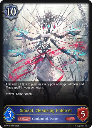 Simael, Cleansing Enforcer (BP19-040EN) - BP19 Eightfold Retribution