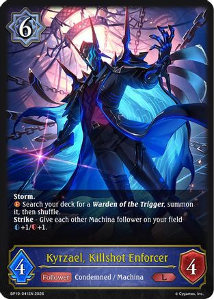 Kyrzael, Killshot Enforcer (BP19-041EN) - BP19 Eightfold Retribution