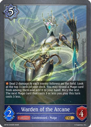 Warden of the Arcane (BP19-045EN) - BP19 Eightfold Retribution