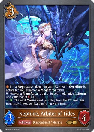 Neptune, Arbiter of Tides (BP19-062EN) - BP19 Eightfold Retribution