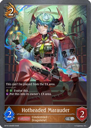 Hotheaded Marauder (BP19-064EN) - BP19 Eightfold Retribution