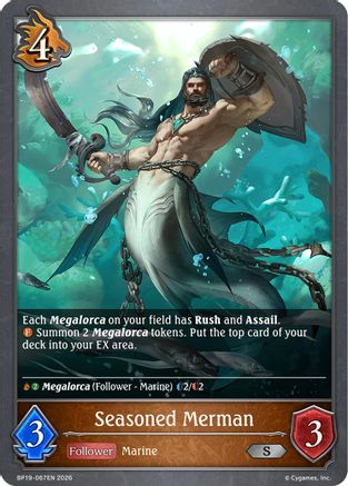 Seasoned Merman (BP19-067EN) - BP19 Eightfold Retribution