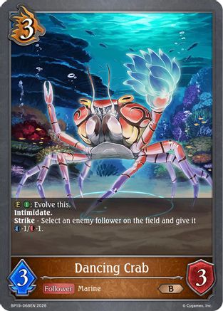 Dancing Crab (BP19-068EN) - BP19 Eightfold Retribution
