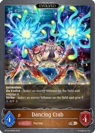 Dancing Crab (Evolved) (BP19-069EN) - BP19 Eightfold Retribution