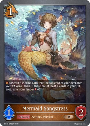 Mermaid Songstress (BP19-070EN) - BP19 Eightfold Retribution