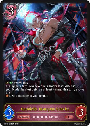 Garodeth, Insurgent Convict (BP19-075EN) - BP19 Eightfold Retribution