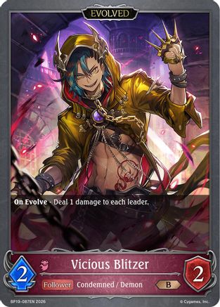 Vicious Blitzer (Evolved) (BP19-087EN) - BP19 Eightfold Retribution