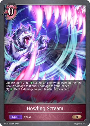 Howling Scream (BP19-090EN) - BP19 Eightfold Retribution