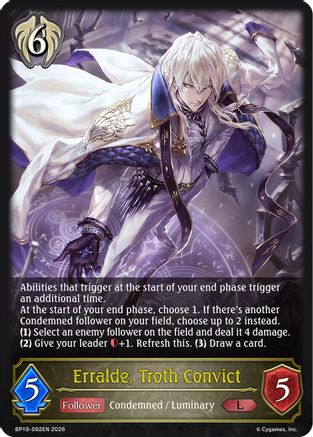 Erralde, Troth Convict (BP19-092EN) - BP19 Eightfold Retribution