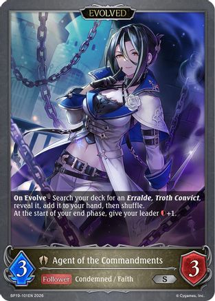 Agent of the Commandments (Evolved) (BP19-101EN) - BP19 Eightfold Retribution