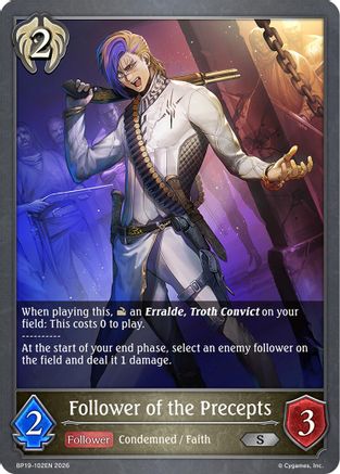 Follower of the Precepts (BP19-102EN) - BP19 Eightfold Retribution