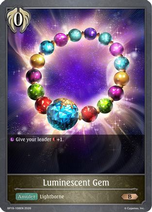Luminescent Gem (BP19-108EN) - BP19 Eightfold Retribution