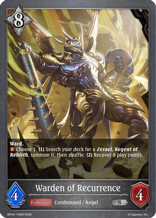 Warden of Recurrence (BP19-119EN) - BP19 Eightfold Retribution