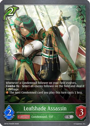 Leafshade Assassin - P04EN (Foil) (BP19-P04EN) - BP19 Eightfold Retribution