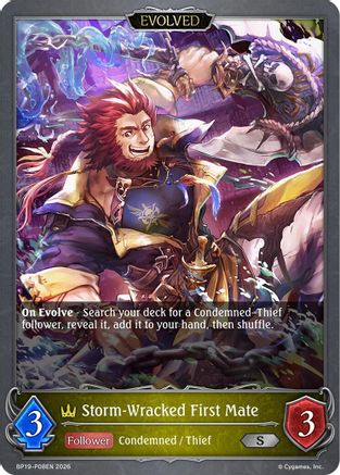 Storm-Wracked First Mate (Evolved) - P08EN (Foil) (BP19-P08EN) - BP19 Eightfold Retribution