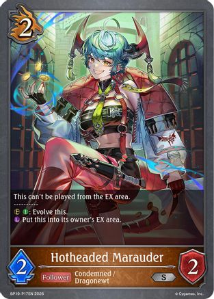 Hotheaded Marauder - P17EN (Foil) (BP19-P17EN) - BP19 Eightfold Retribution
