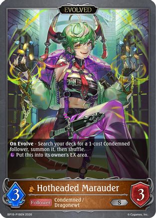 Hotheaded Marauder (Evolved) - P18EN (Foil) (BP19-P18EN) - BP19 Eightfold Retribution