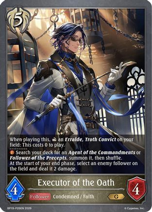 Executor of the Oath - P26EN (Foil) (BP19-P26EN) - BP19 Eightfold Retribution