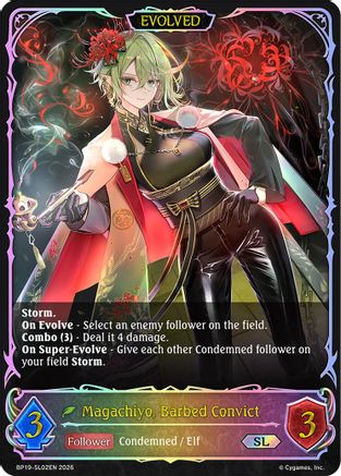 Magachiyo, Barbed Convict (Evolved) (SL) (BP19-SL02EN) - BP19 Eightfold Retribution