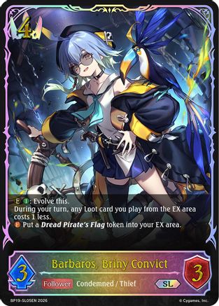 Barbaros, Briny Convict (SL) (BP19-SL05EN) - BP19 Eightfold Retribution