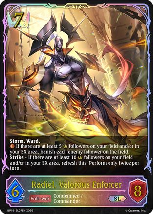 Radiel, Valorous Enforcer (SL) (BP19-SL07EN) - BP19 Eightfold Retribution