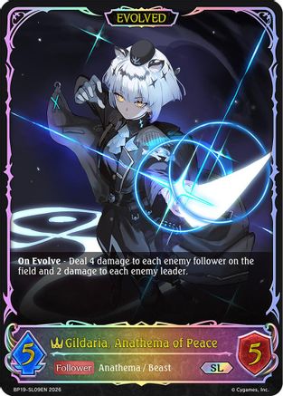 Gildaria, Anathema of Peace (Evolved) (SL) (BP19-SL09EN) - BP19 Eightfold Retribution