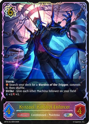 Kyrzael, Killshot Enforcer (SL) (BP19-SL13EN) - BP19 Eightfold Retribution