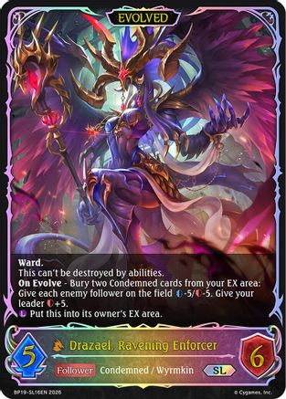 Drazael, Ravening Enforcer (Evolved) (SL) (BP19-SL16EN) - BP19 Eightfold Retribution