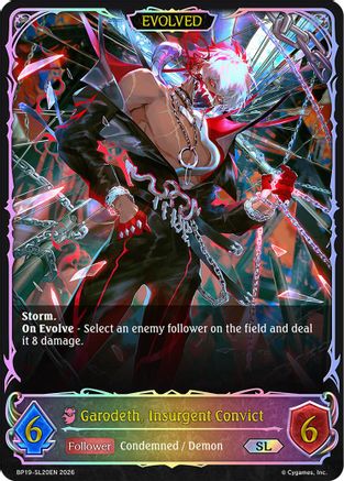 Garodeth, Insurgent Convict (Evolved) (SL) (BP19-SL20EN) - BP19 Eightfold Retribution