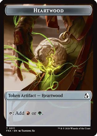 Heartwood // Thopter Double-Sided Token  (FRA-11 // 14) - [Reality Fracture]