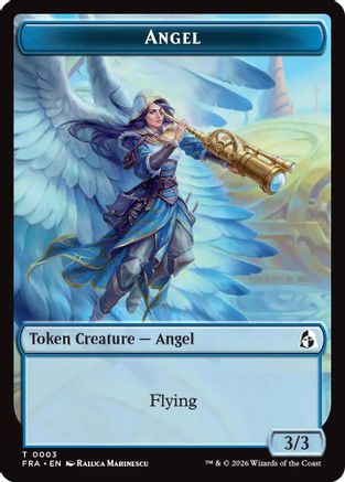 Angel (0003) // Treasure Double-Sided Token  (FRA-3 // 15) - [Reality Fracture]