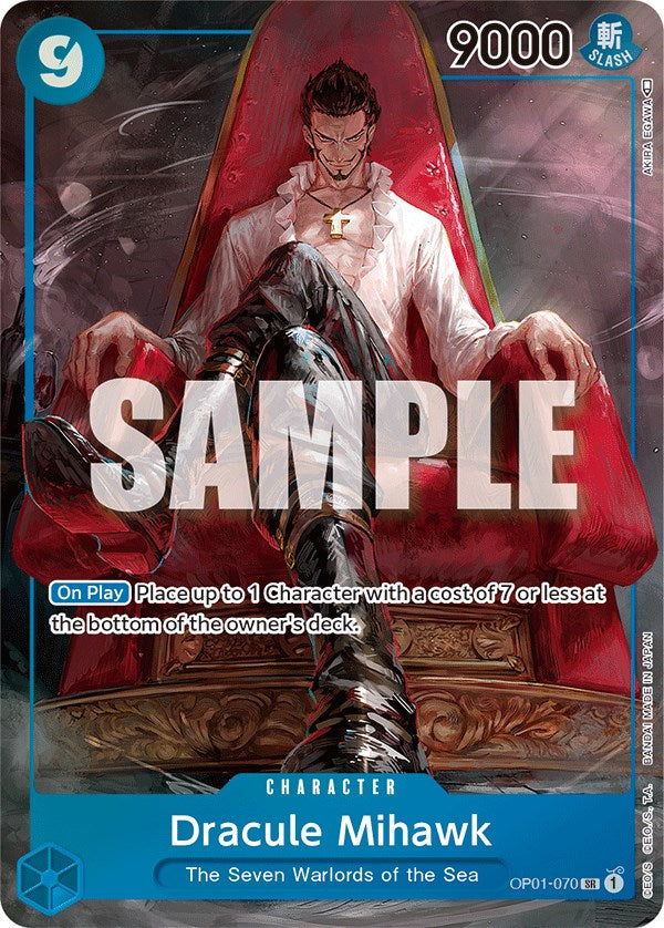 Dracule Mihawk (Parallel) (OP01-070) - [Romance Dawn] Foil - Trinity Hobby