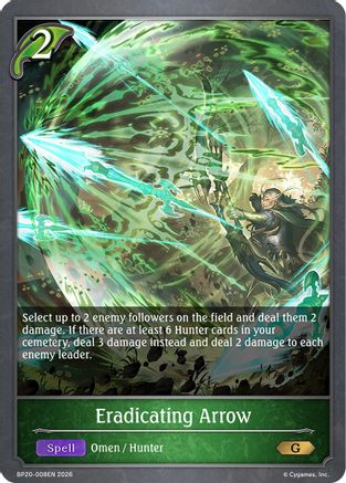 Eradicating Arrow (BP20-008EN) - BP20 Omens and Heirs