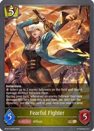Fearful Fighter (BP20-025EN) - BP20 Omens and Heirs