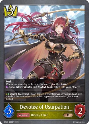 Devotee of Usurpation (BP20-033EN) - BP20 Omens and Heirs