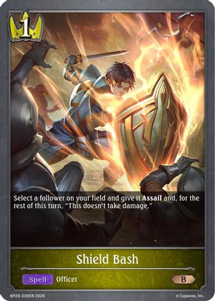 Shield Bash (BP20-036EN) - BP20 Omens and Heirs