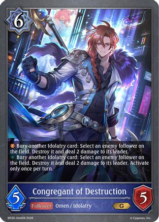 Congregant of Destruction (BP20-044EN) - BP20 Omens and Heirs