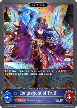 Congregant of Truth (Evolved) (BP20-047EN) - BP20 Omens and Heirs