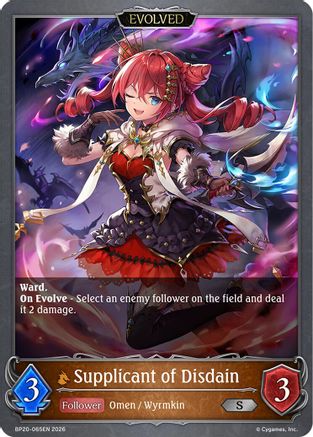 Supplicant of Disdain (Evolved) (BP20-065EN) - BP20 Omens and Heirs